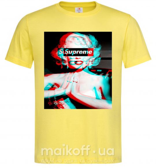 Чоловіча футболка Supreme Monro Лимонний фото