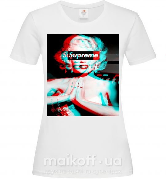 Жіноча футболка Supreme Monro Білий фото