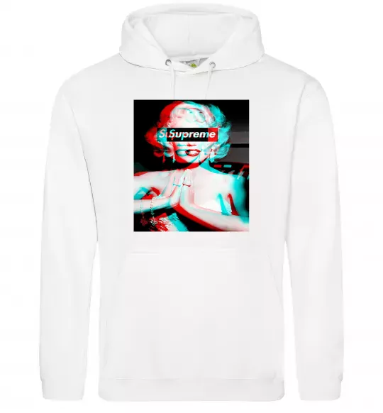 Чоловіча толстовка (худі) Supreme Monro Білий фото