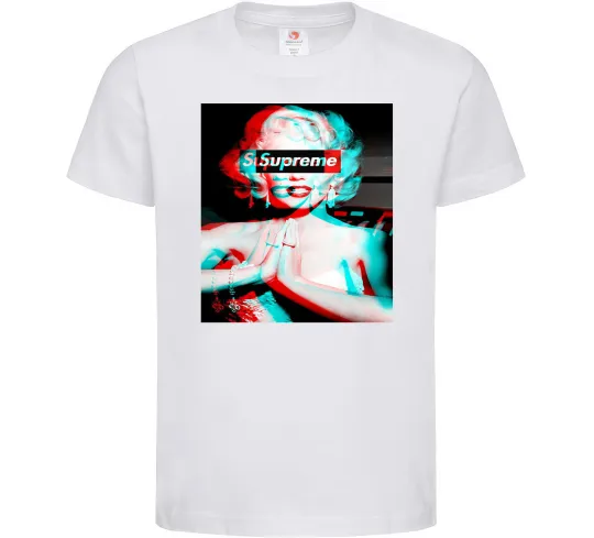 Детская футболка Supreme Monro Белый фото