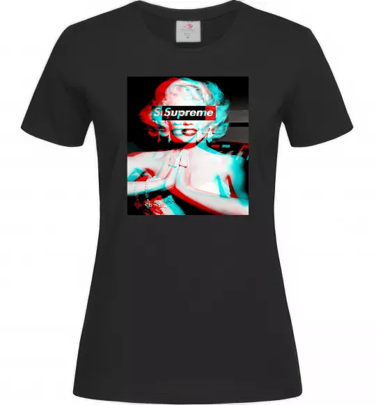 Жіноча футболка Supreme Monro Чорний фото