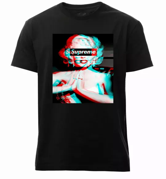 Мужская премиум футболка Supreme Monro Черный фото