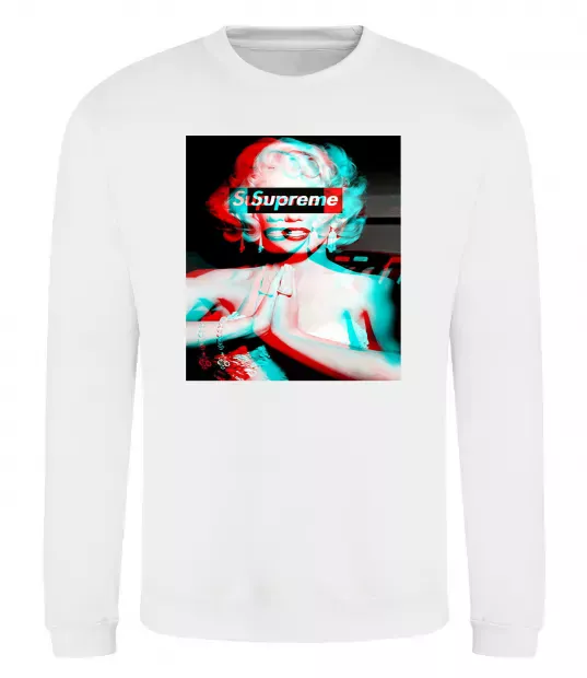 Свитшот Supreme Monro Белый фото