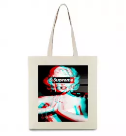 Эко-сумка Supreme Lisa Бежевый фото