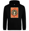 Чоловіча толстовка (худі) OBEY Make art not war Чорний фото
