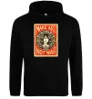 Женская толстовка (худи) OBEY Make art not war Черный фото