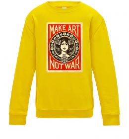 Детский Свитшот OBEY Make art not war