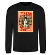 Світшот OBEY Make art not war Чорний фото