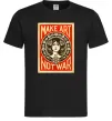 Мужская футболка OBEY Make art not war Черный фото
