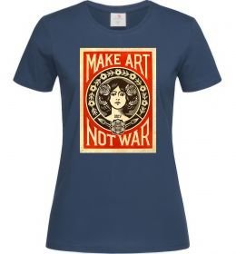 Женская футболка OBEY Make art not war Женская футболка OBEY Make art not war