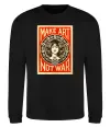 Свитшот OBEY Make art not war Черный фото