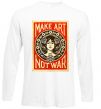 Реглан OBEY Make art not war Білий фото