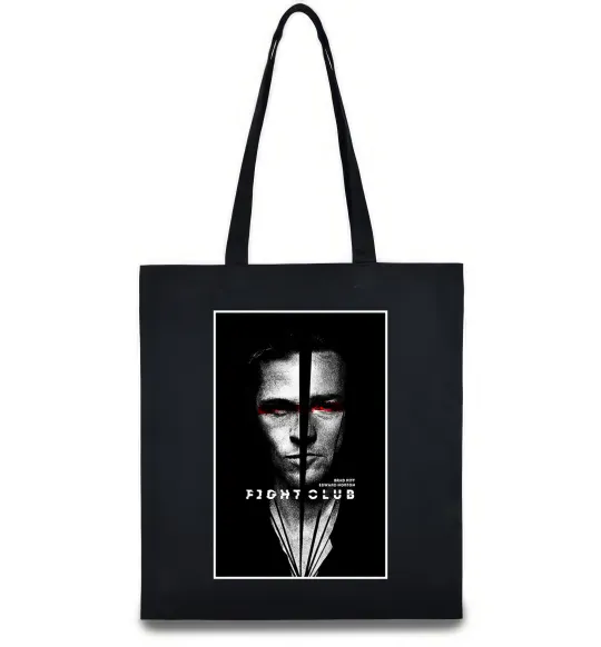 Еко-сумка Fight Club black white Чорний фото