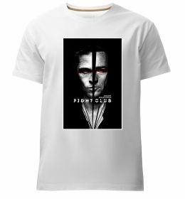 Чоловіча преміум футболка Fight Club black white