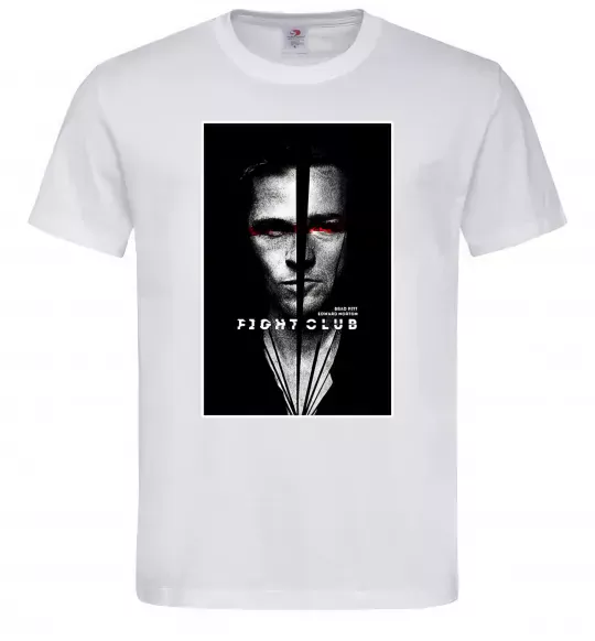 Чоловіча футболка Fight Club black white Білий фото