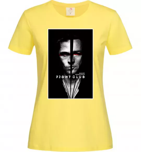 Жіноча футболка Fight Club black white Лимонний фото