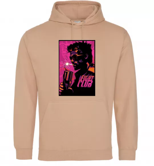 Чоловіча толстовка (худі) Fight Club bomb Пісочний фото