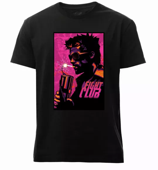 Чоловіча преміум футболка Fight Club bomb Чорний фото