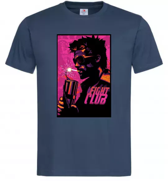 Мужская футболка Fight Club bomb Темно-синий фото