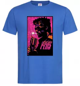 Чоловіча футболка Fight Club bomb Яскраво-синій фото