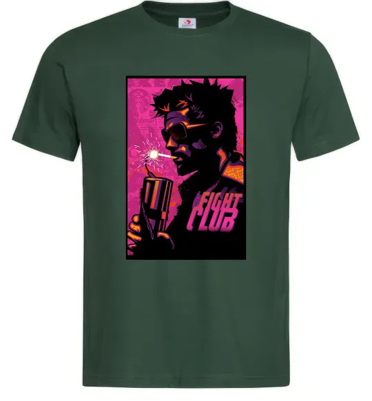 Мужская футболка Fight Club bomb Темно-зеленый фото