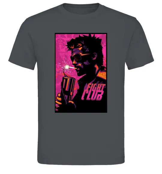 Мужская футболка Fight Club bomb Графит фото