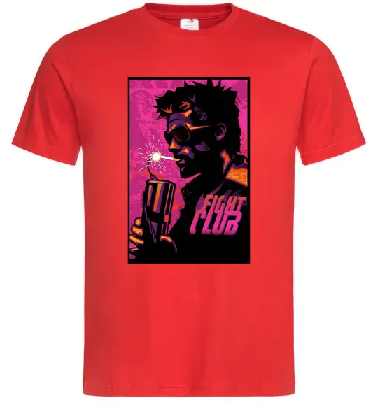 Мужская футболка Fight Club bomb Красный фото