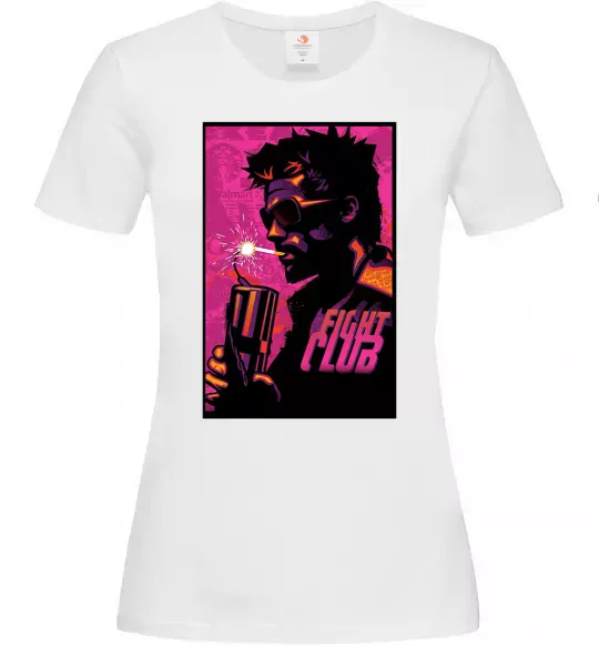Женская футболка Fight Club bomb Белый фото
