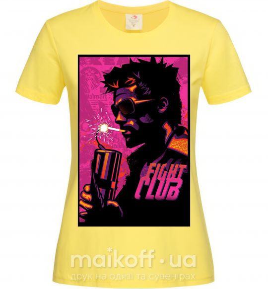 Женская футболка Fight Club bomb Лимонный фото