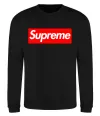 Свитшот Supreme logo Черный Свитшот Supreme logo Черный фото