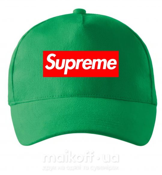 Кепка Supreme logo Зеленый фото