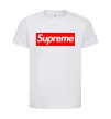 Детская футболка Supreme logo Белый фото