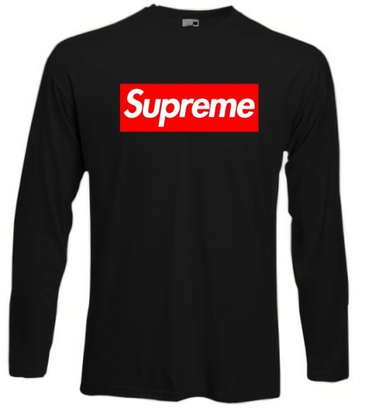 Реглан Supreme logo Чорний фото