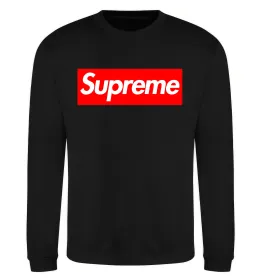 Світшот Supreme logo Чорний фото