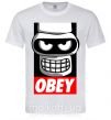 Мужская футболка Obey Bender Белый фото