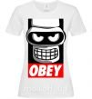 Жіноча футболка Obey Bender Білий фото