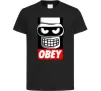 Детская футболка Obey Bender Черный фото