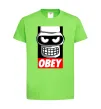 Детская футболка Obey Bender Лаймовый фото