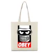 Еко-сумка Obey Bender Бежевий фото