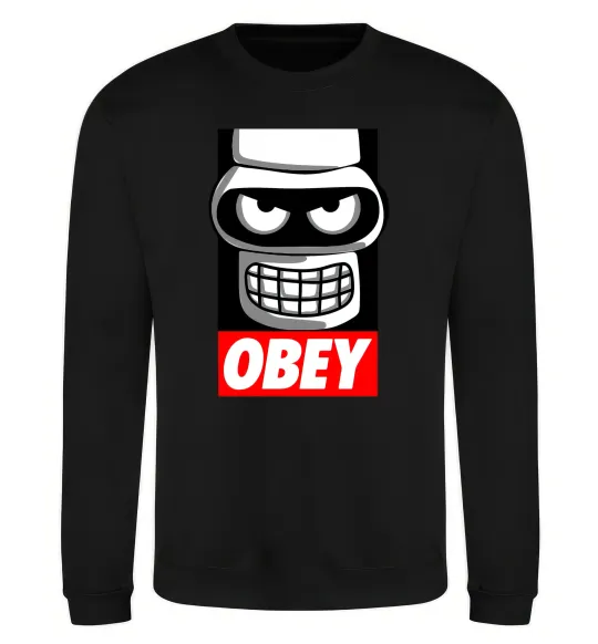 Свитшот Obey Bender Черный фото