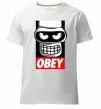 Чоловіча преміум футболка Obey Bender Білий фото
