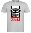 Чоловіча футболка Obey Bender Сірий фото