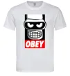Чоловіча футболка Obey Bender Білий фото