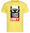 Чоловіча футболка Obey Bender Лимонний фото