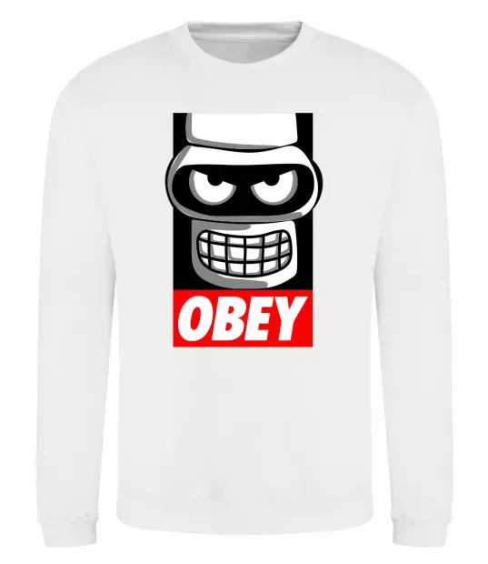 Світшот Obey Bender Білий фото