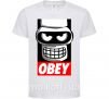 Детская футболка Obey Bender Белый фото