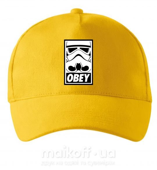 Кепка Obey штурмовик Солнечно желтый фото