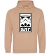Чоловіча толстовка (худі) Obey штурмовик Пісочний Чоловіча толстовка (худі) Obey штурмовик Пісочний фото