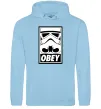 Жіноча толстовка (худі) Obey штурмовик Блакитний фото