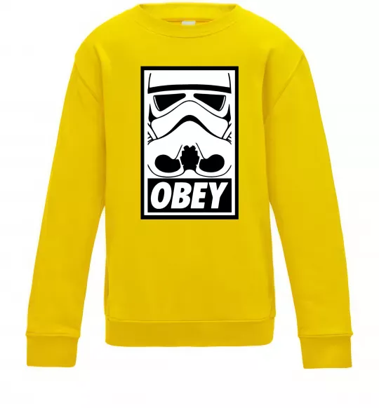 Дитячий світшот Obey штурмовик Сонячно жовтий фото